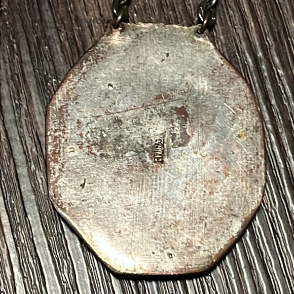 Vintage Antique Chinese Deep Carved Cinnabar necklace handmade - Picture 12 of 12